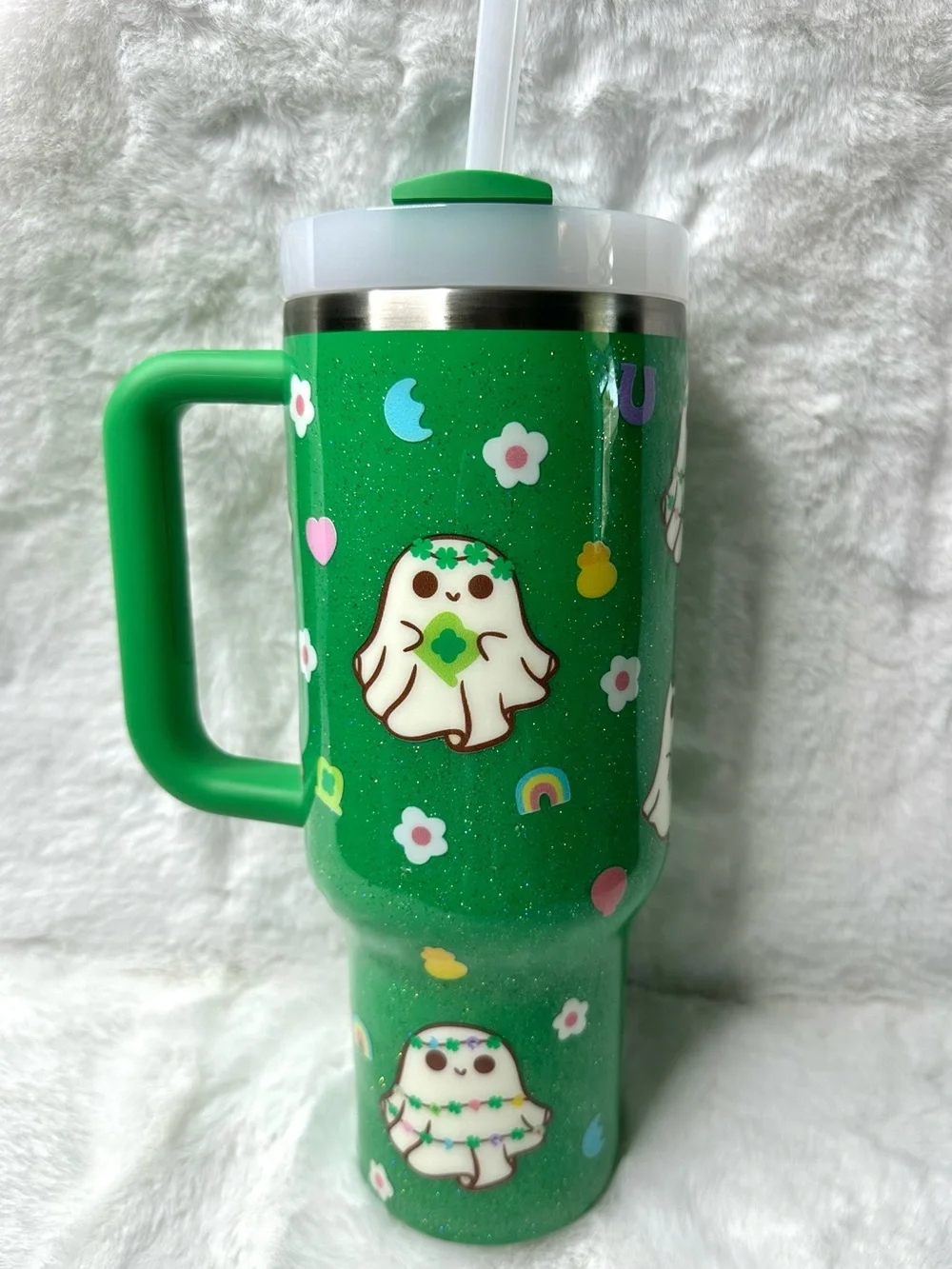 Lucky Ghost Custom Stanley 40oz